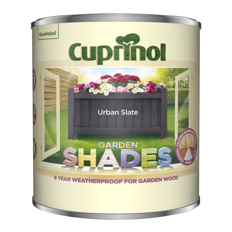 Cuprinol 1L Urban Slate Garden Shades - VARNISHES / WOODCARE - Beattys of Loughrea