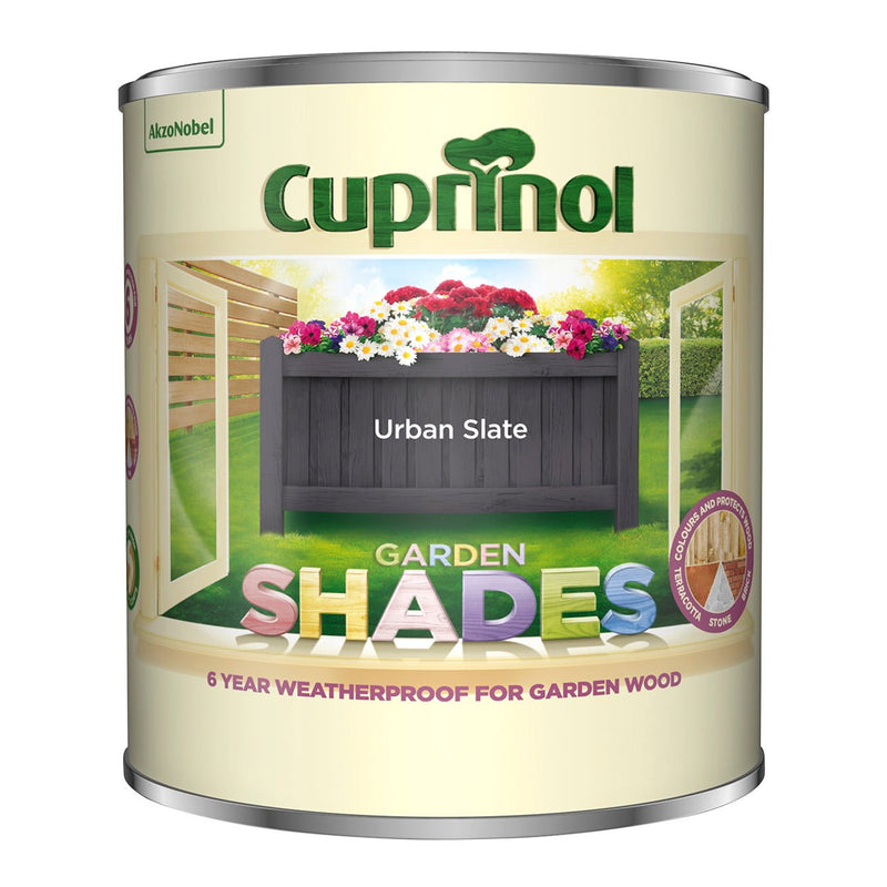 Cuprinol 1L Urban Slate Garden Shades - VARNISHES / WOODCARE - Beattys of Loughrea