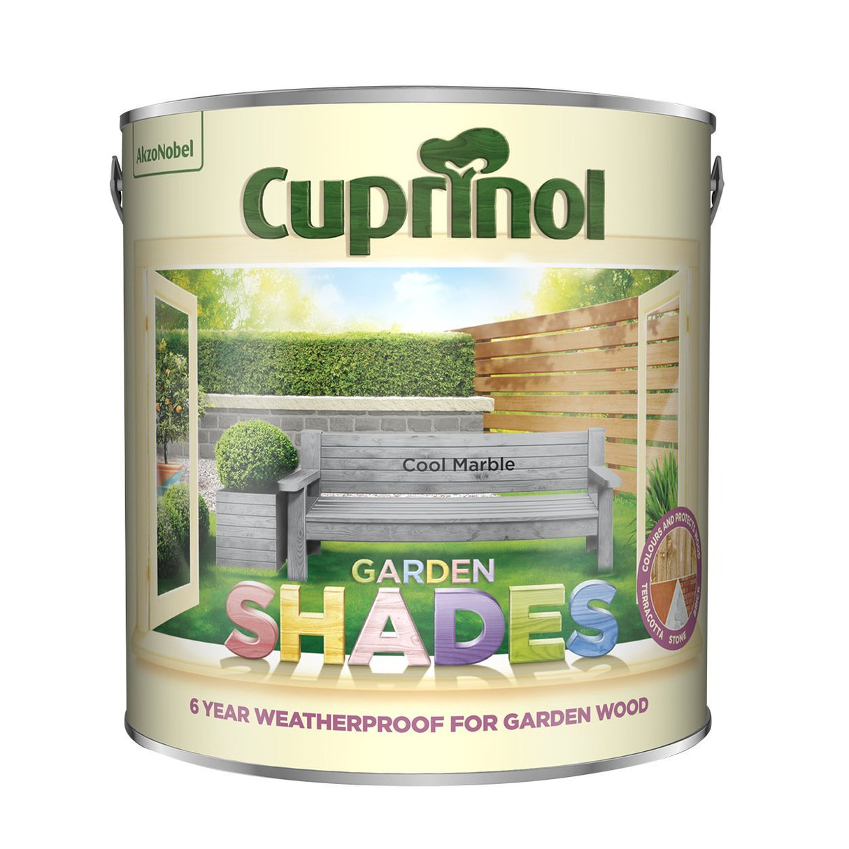 Cuprinol 2.5L Cool Marble Garden Shades - VARNISHES / WOODCARE - Beattys of Loughrea