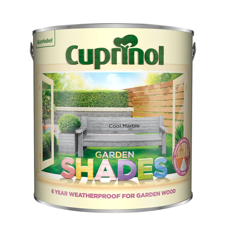 Cuprinol 2.5L Cool Marble Garden Shades - VARNISHES / WOODCARE - Beattys of Loughrea