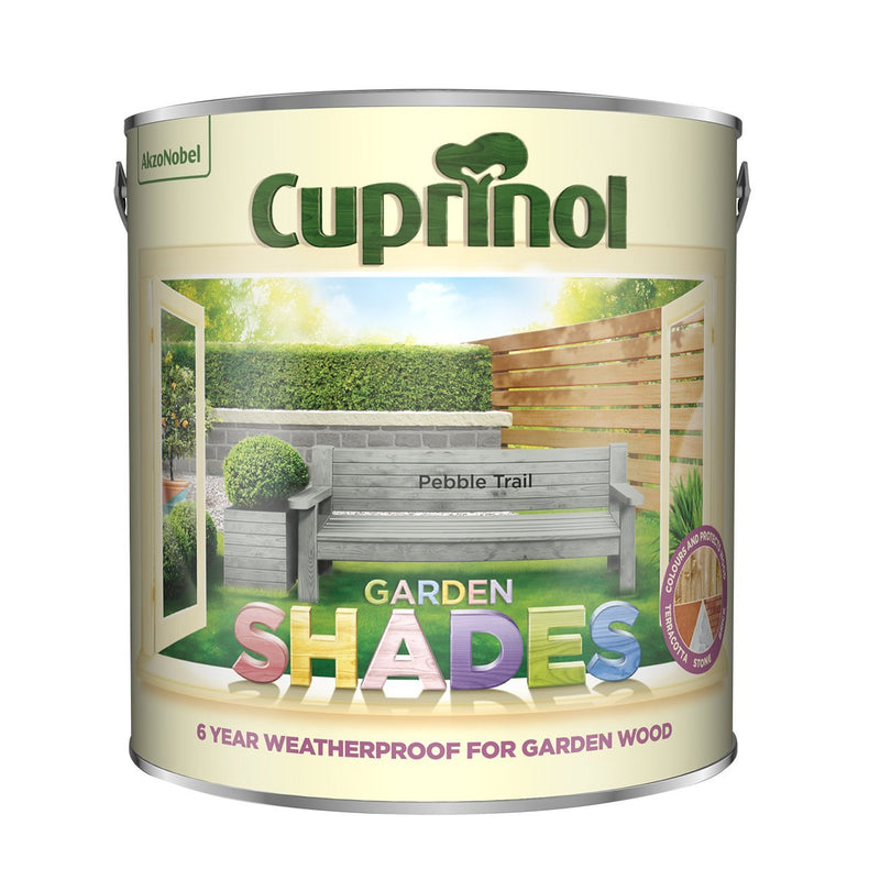 Cuprinol 2.5L Pebble Trail Garden Shades - VARNISHES / WOODCARE - Beattys of Loughrea