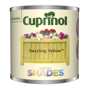 Cuprinol 125Ml Dazzling Yellow Tester Garden Shades - EXTERIOR & WEATHERSHIELD - Beattys of Loughrea