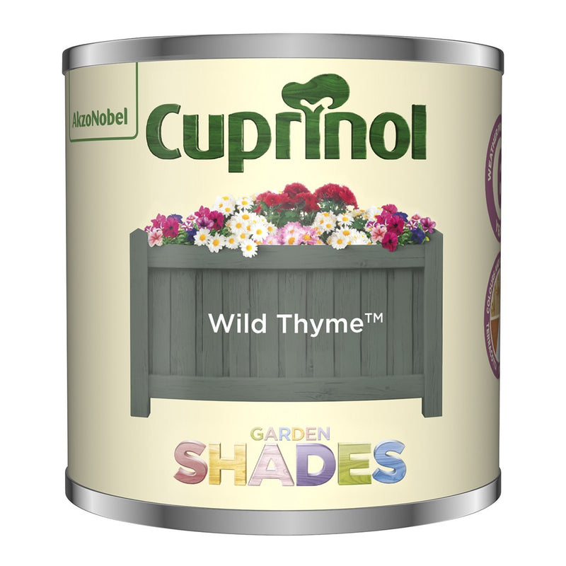 Cuprinol 125Ml Wild Thyme Tester Garden Shades - EXTERIOR & WEATHERSHIELD - Beattys of Loughrea