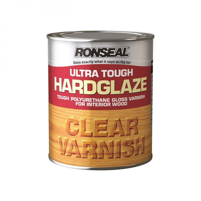Ronseal Ultra Tough Varnish Gloss - 250ml Clear - VARNISHES / WOODCARE - Beattys of Loughrea