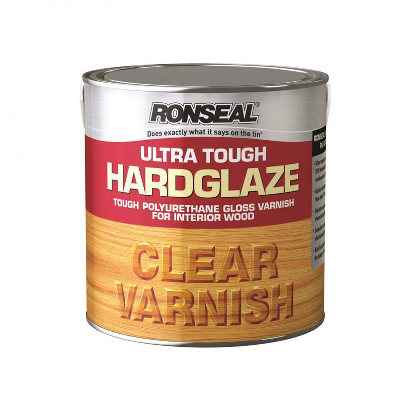 Ronseal Ultra Tough Varnish Gloss - 2.5 Litre Clear - VARNISHES / WOODCARE - Beattys of Loughrea