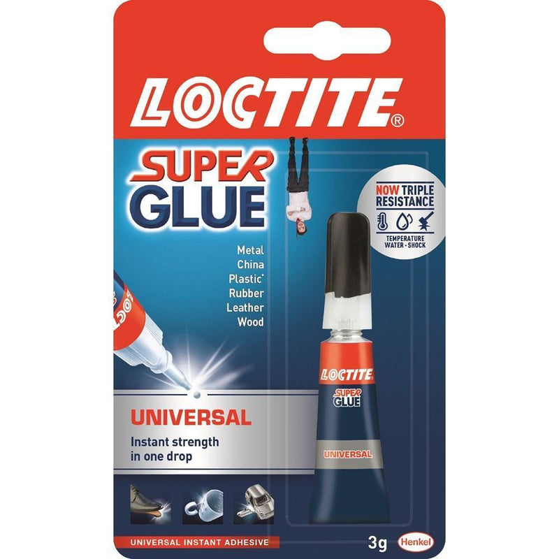 Loctite Superglue 3G Super Glue Universal Tube - GLUE/WOOD GLUE - Beattys of Loughrea