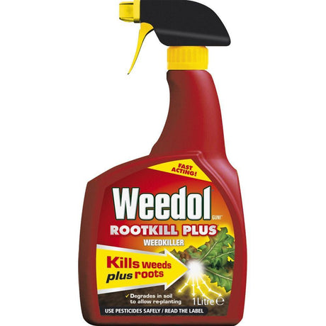 Weedol Rootkill Plus Gun - 1 Litre - WEEDKILLER - Beattys of Loughrea