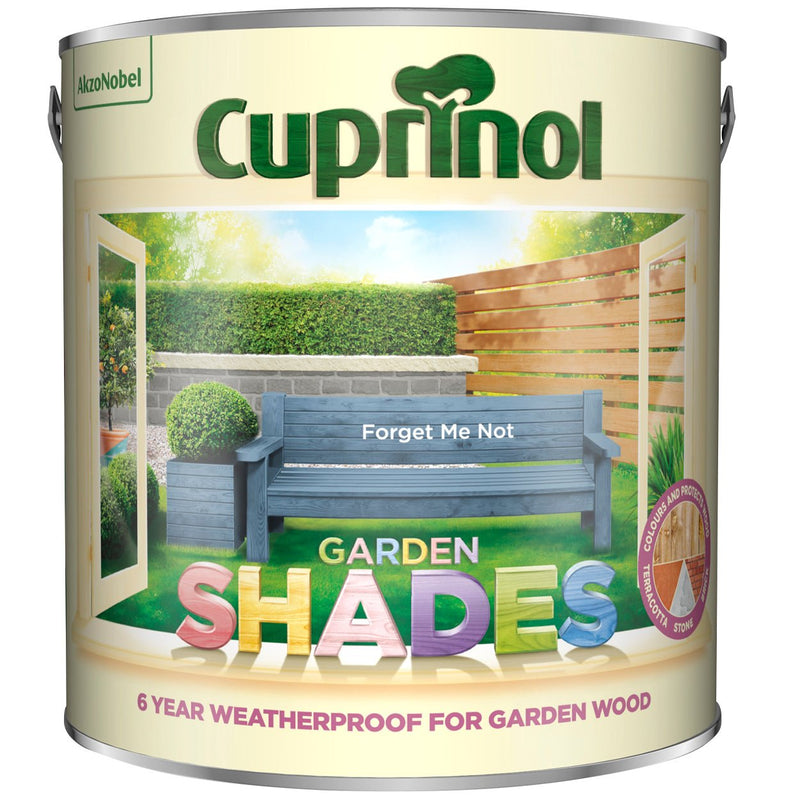 Cuprinol Garden Shades Colours Paint - 2.5 Litre Forget me not - VARNISHES / WOODCARE - Beattys of Loughrea