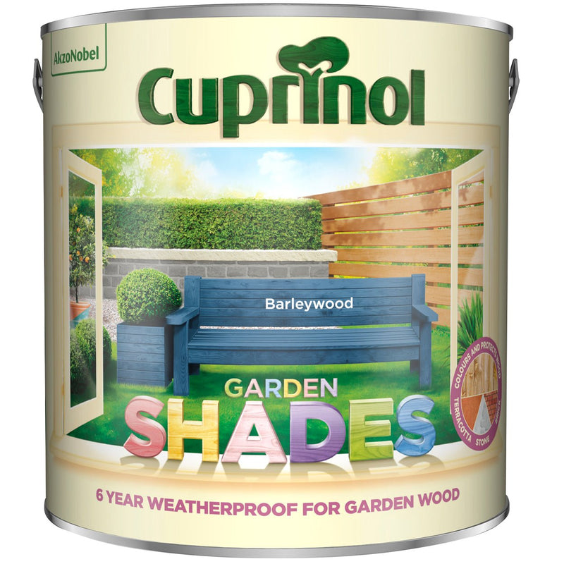 Cuprinol Garden Shades Colours Paint - 2.5 Litre Barleywood - VARNISHES / WOODCARE - Beattys of Loughrea