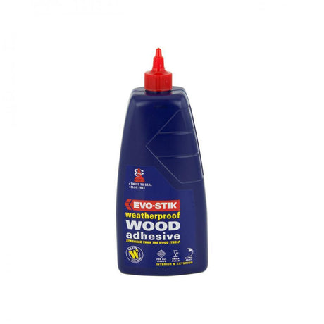 Evo-Stik Weatherproof Wood Adhesive - 1 Litre - GLUE/WOOD GLUE - Beattys of Loughrea