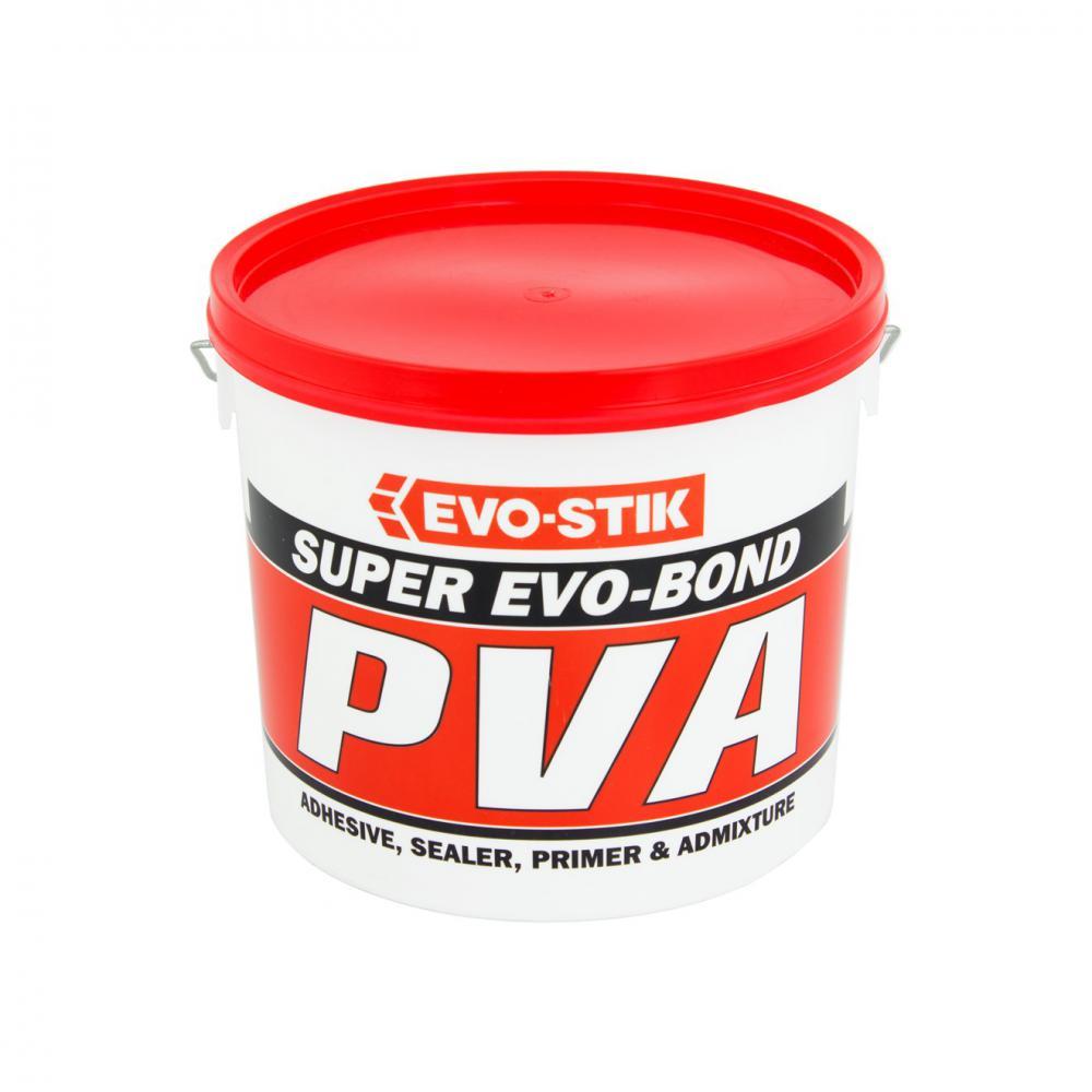 Evo-Stik Evobond PVA - 2.5 Litre - GLUE/WOOD GLUE - Beattys of Loughrea
