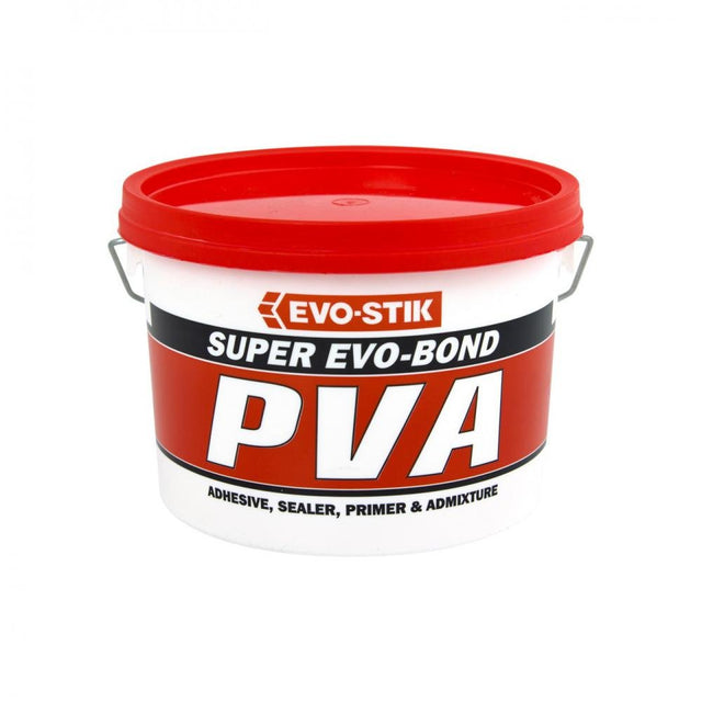 Evo-Stik Evobond PVA - 5 Litre - GLUE/WOOD GLUE - Beattys of Loughrea