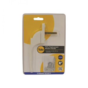 Yale PVCu Replacement Window Handle - White - WINDOW STAYS/CATCHES/LOCKS - Beattys of Loughrea