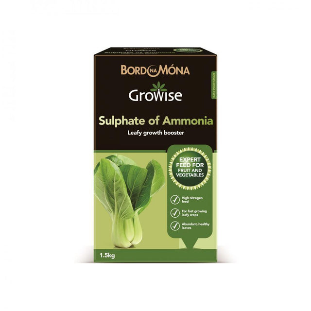 Bord na Mona Growise Sulphate of Ammonia - 1.5kg - FERTILISER GRANULAR/SOLUBLE/LIQ - Beattys of Loughrea