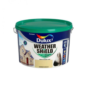 BUTTERMILK Dulux Weathershield Masonry Paint Colours - 10 Litre - EXTERIOR & WEATHERSHIELD - Beattys of Loughrea