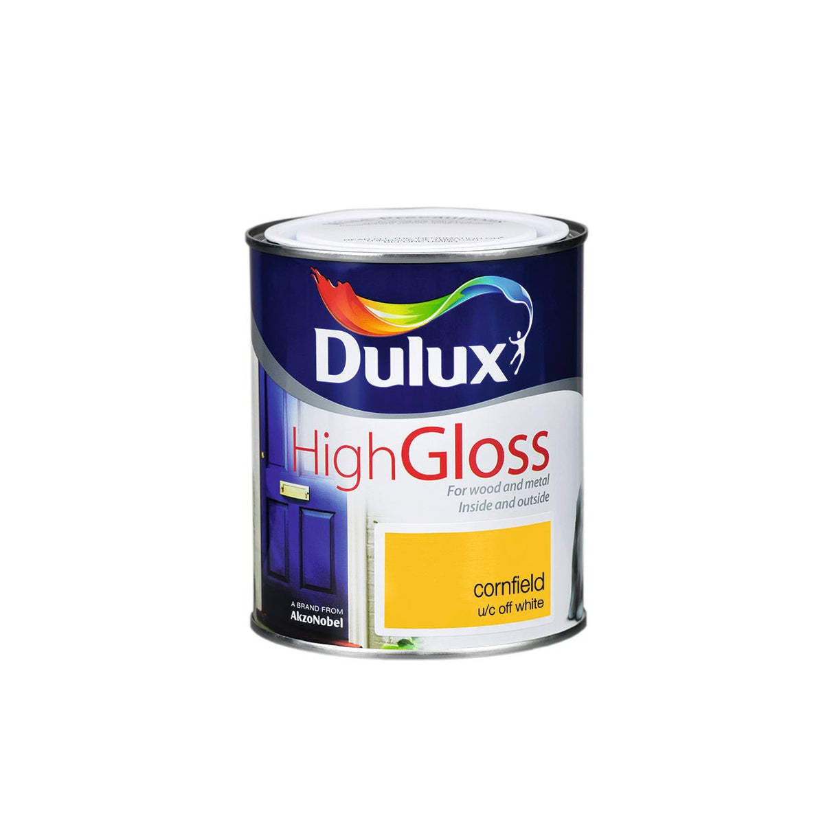 Dulux High Gloss Colour- 750ml CORNFIELD - READY MIXED - OIL BASED - Beattys of Loughrea