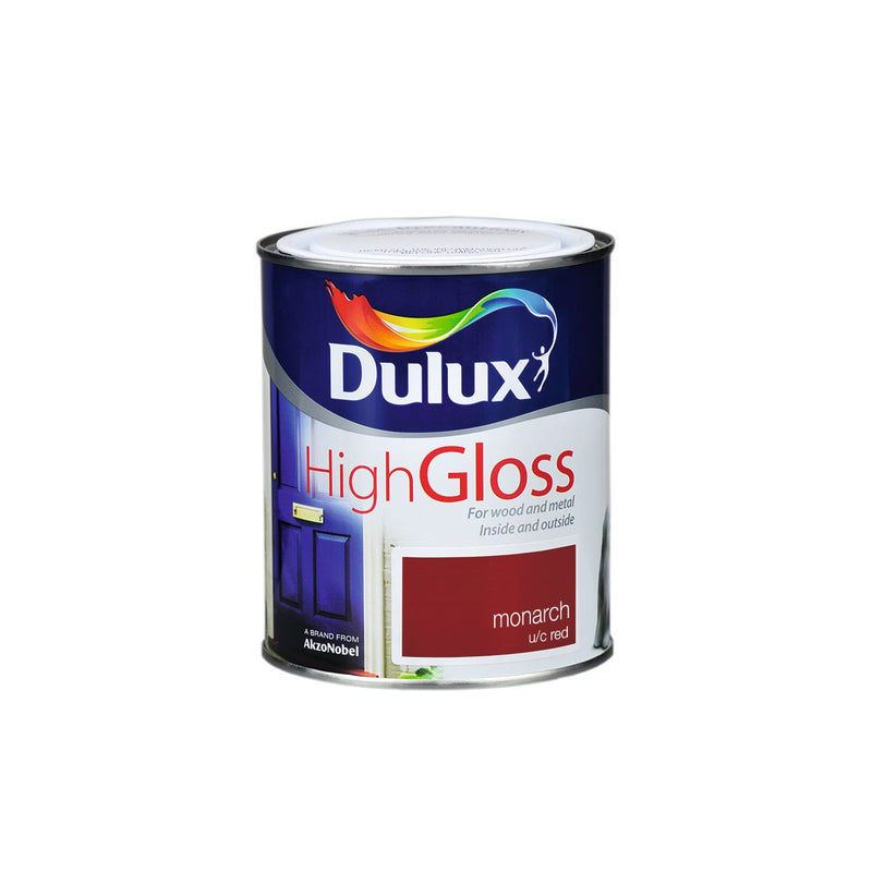 Dulux High Gloss Colour - 750ml MONARCH - READY MIXED - OIL BASED - Beattys of Loughrea