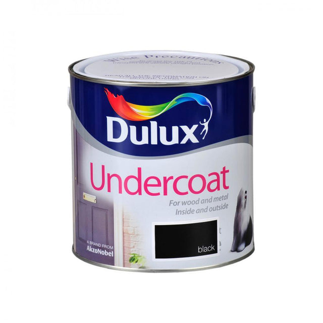 Dulux Undercoat Brilliant White Paint - 2.5 Litre - WHITES - Beattys of Loughrea