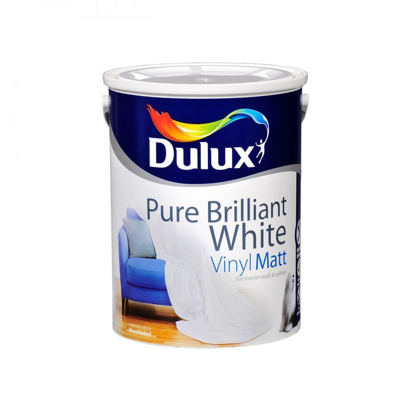 Matt 5L White Dulux - WHITES - Beattys of Loughrea