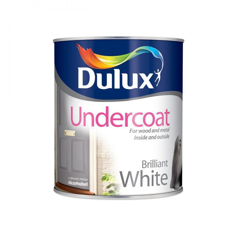 Dulux Undercoat PBW 750ml + 33% Free - WHITES - Beattys of Loughrea