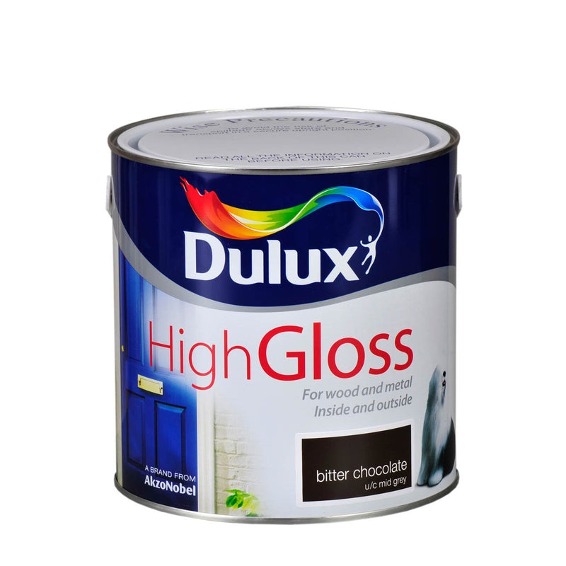 Gloss 2.5L Bitter Choc/ Scorched Earth Dulux - READY MIXED - OIL BASED - Beattys of Loughrea