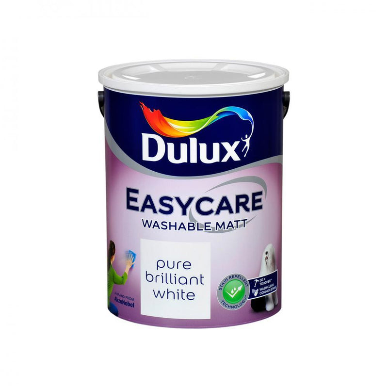 Dulux Easycare 5L White Matt - WHITES - Beattys of Loughrea