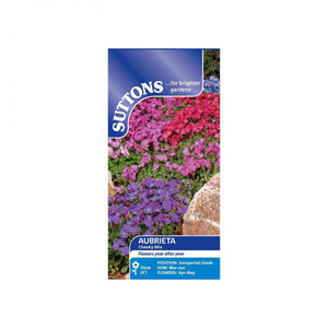 Suttons Aubrieta Cheeky Mix 104799 - SEED VEG & FLOWER - Beattys of Loughrea