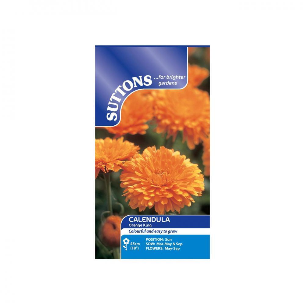 Suttons Calendula Orange King 106773 - Beattys of Loughrea | www.beattys.ie