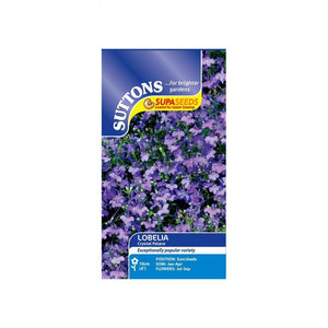 Suttons Lobelia Supacoat Crystal Palace 119552 - SEED VEG & FLOWER - Beattys of Loughrea