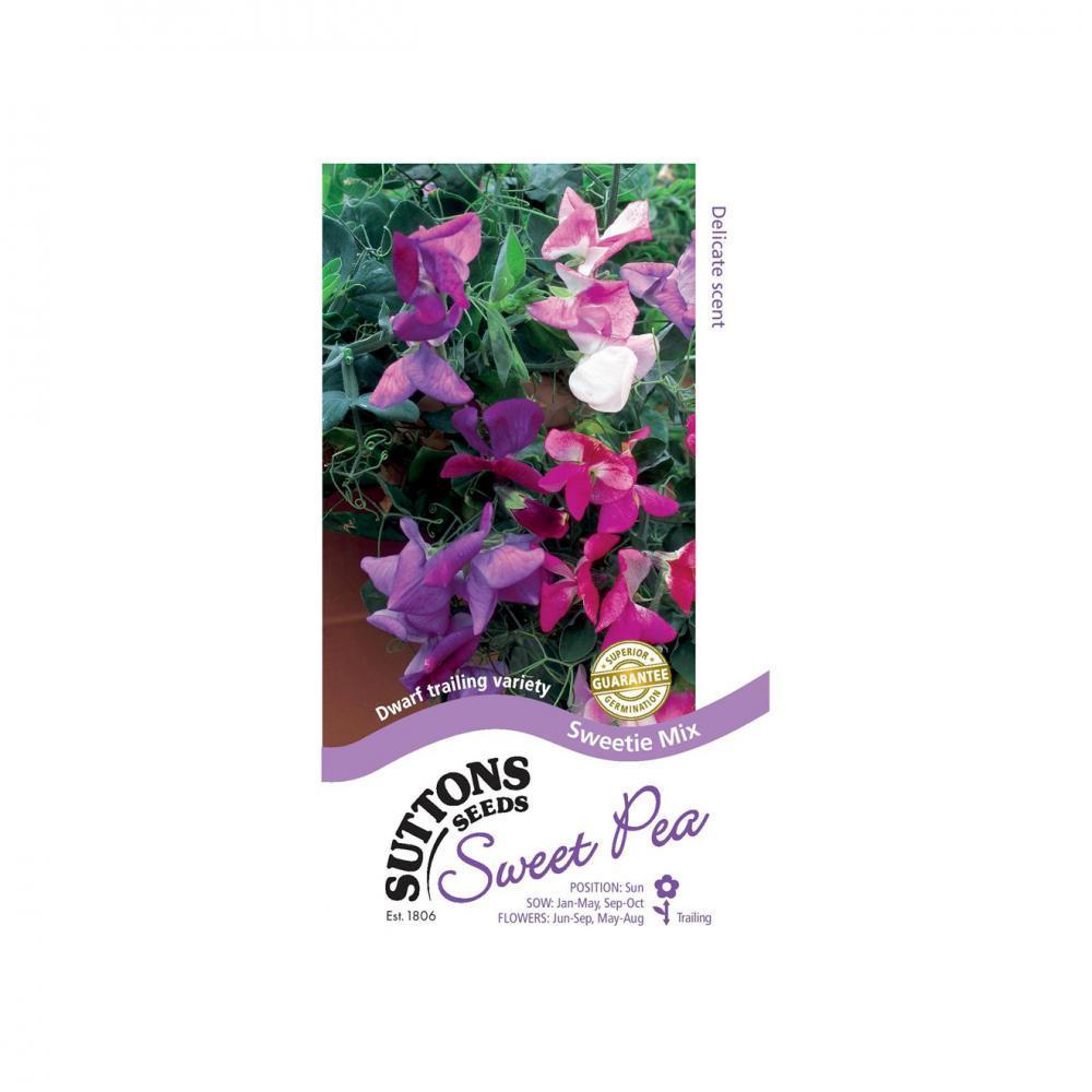 Suttons Sweet Pea Sweetie Mx 133980 - SEED VEG & FLOWER - Beattys of Loughrea