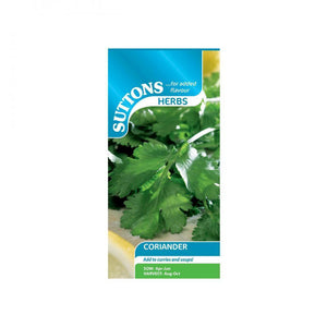Suttons Herb Coriander 164650 - SEED VEG & FLOWER - Beattys of Loughrea