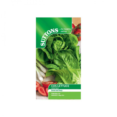 Suttons Lettuce Little Gem Cos 169291 - SEED VEG & FLOWER - Beattys of Loughrea