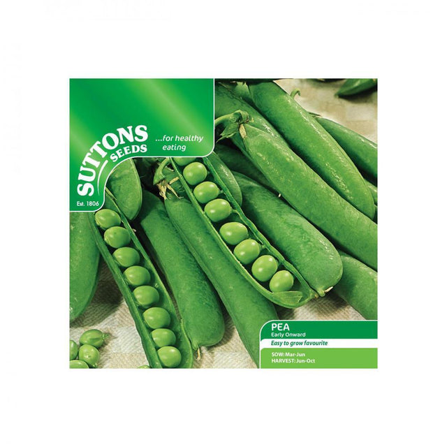 Suttons Pea Early Onward 190005 - SEED VEG & FLOWER - Beattys of Loughrea