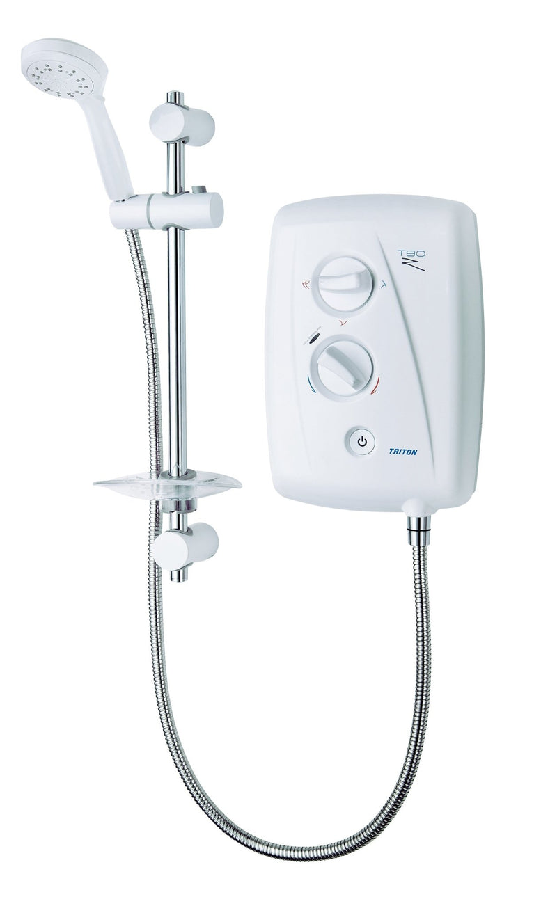 Triton T80Z 9KW Electric Mains Fed Shower BS2020 - ELECTRIC SHOWER - Beattys of Loughrea