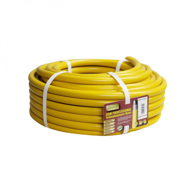 Garden Pro Yellow Reinforced Garden Hose - 30m - HOSE - Beattys of Loughrea