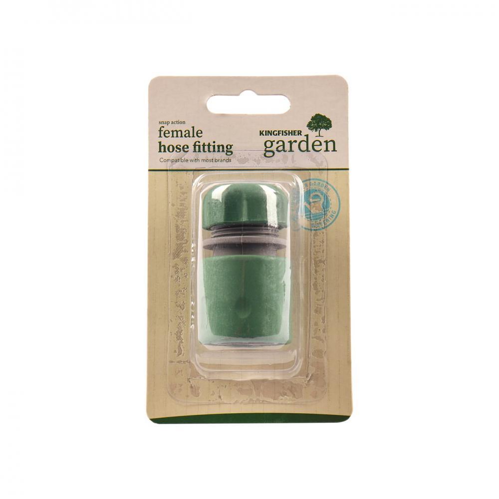Kingfisher Snap Action Female Hose Fitting - HOSE ACCESSORIES - Beattys of Loughrea