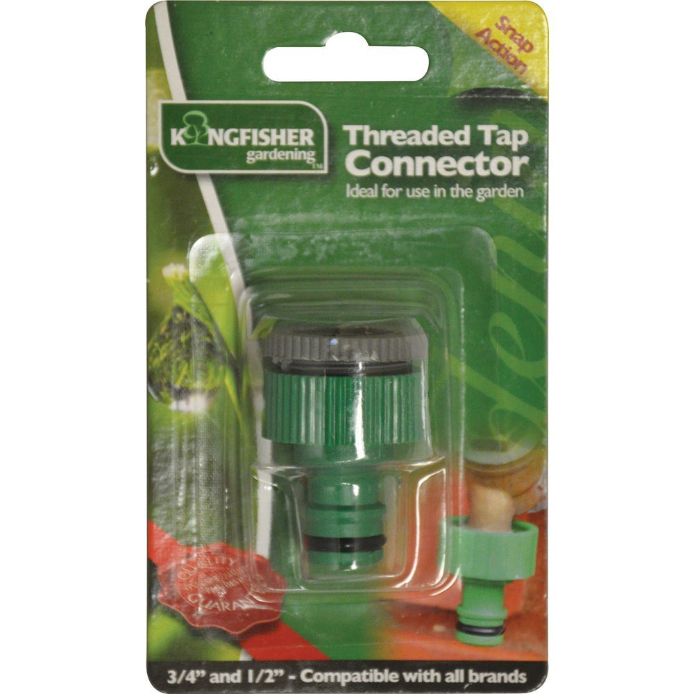 Kingfisher Threaded Tap Connector - HOSE ACCESSORIES - Beattys of Loughrea