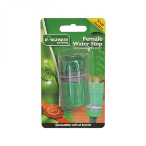 Kingfisher Snap Action Female Water Stop - HOSE ACCESSORIES - Beattys of Loughrea