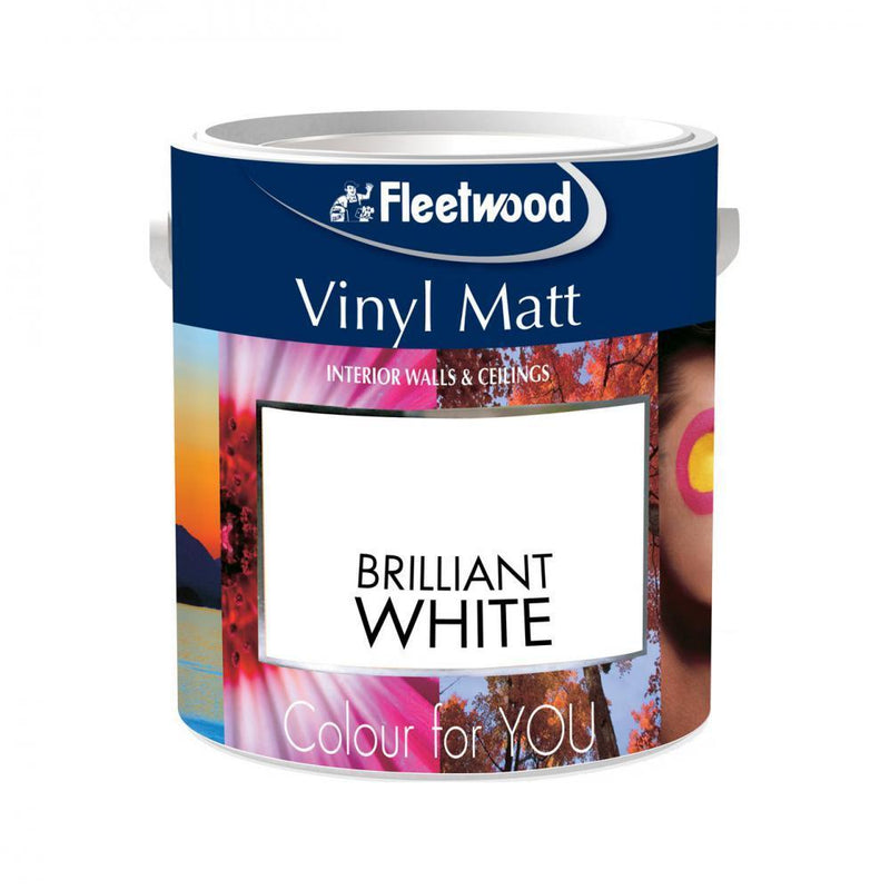 Fleetwood Colour for You Vinyl Matt Pure Brilliant White - WHITES - Beattys of Loughrea