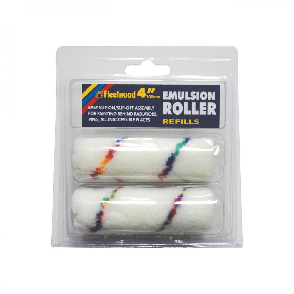 Fleetwood 4in Emulsion Roller Sleeve - 2 Pack - ROLLERS/SLEEVES - Beattys of Loughrea