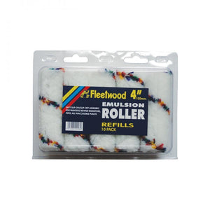 Fleetwood 4in Emulsion Roller Sleeve - 10 Pack - ROLLERS/SLEEVES - Beattys of Loughrea