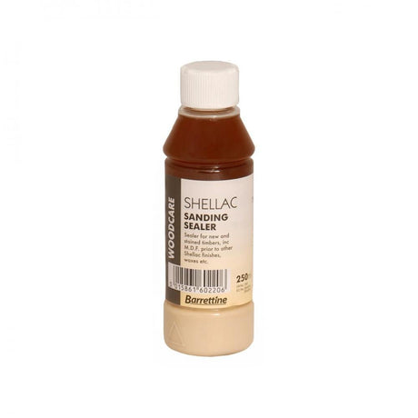 Barrettine Shellac Sanding Sealer - 250ml - METAL PAINTS - Beattys of Loughrea