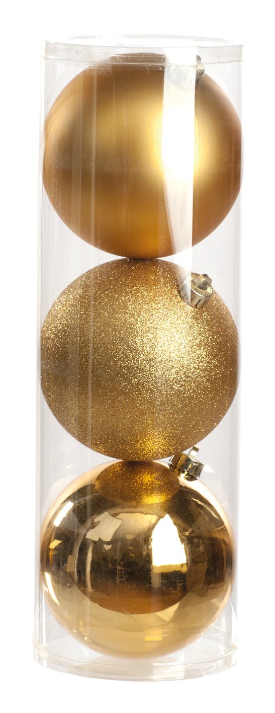 34Pk Christmas Baubles Gold 60Cm - XMAS BAUBLES - Beattys of Loughrea