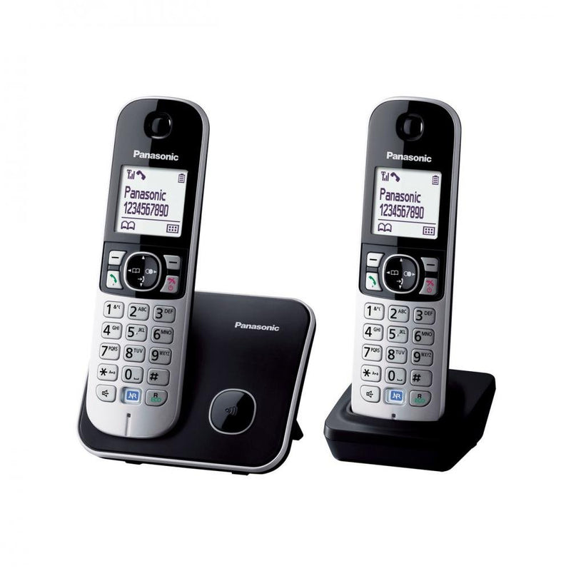 Panasonic Twin Cordless Portable Phone - KX-TG6812 - CORDLESS PHONES - Beattys of Loughrea