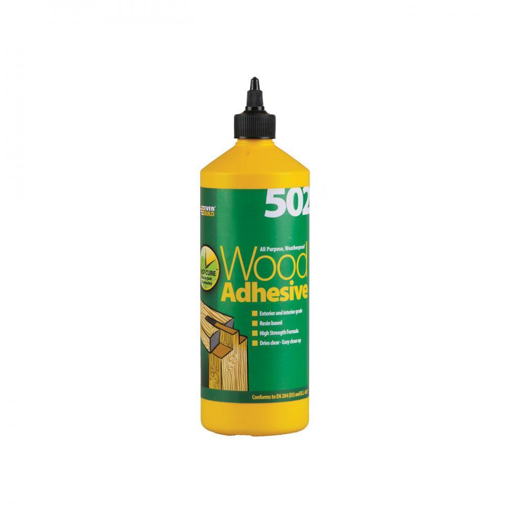 Everbuild All Purpose Wood Adhesive Bottle - 1 Litre - GLUE/WOOD GLUE - Beattys of Loughrea