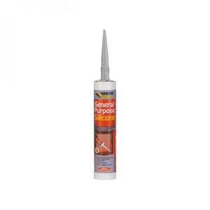 Everbuild General Purpose Silicone 310ml - Grey - MASTIC/SILICONE/ADH - Beattys of Loughrea