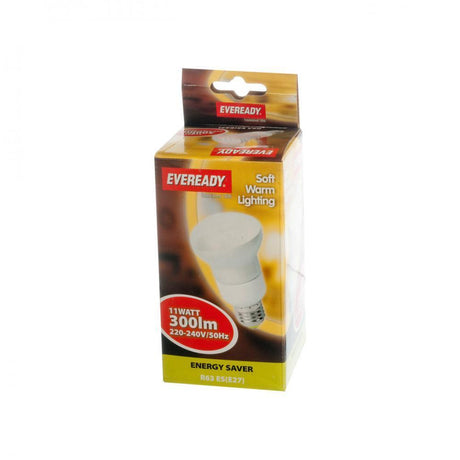 Eveready CFL Reflector Soft Lite Light Bulb - 11W ES R6 - CFL - Beattys of Loughrea