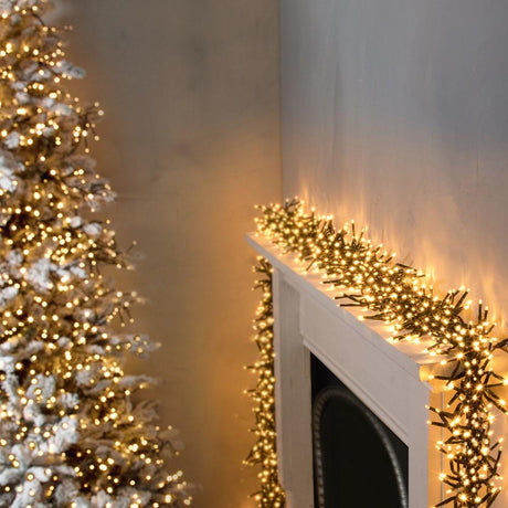 3000 LED Multi-Action Clusterbrights & Timer - Warm White - XMAS LIGHTS LED - Beattys of Loughrea