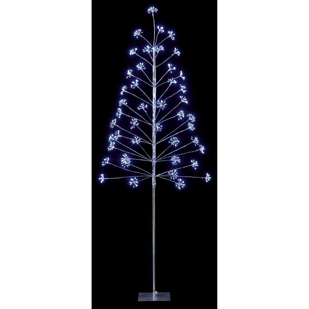 6ft Premier LED White Microbrights Christmas Tree - 180cm - XMAS TREE ARTIFICIAL - Beattys of Loughrea