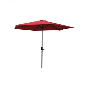 Euroactive Aluminium Parasol Red - 2.7m - PARASOLS - Beattys of Loughrea